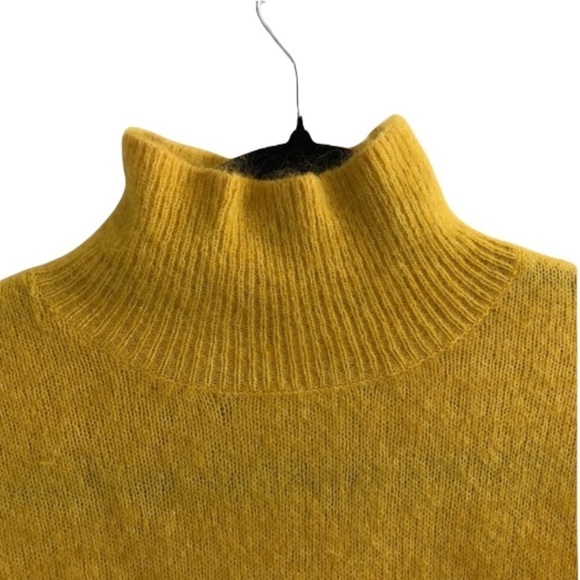 Second Female Yellow Mohair Wool Turtleneck XS - Picture 4 of 15